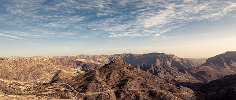 Al Hajar Mountains In Oman