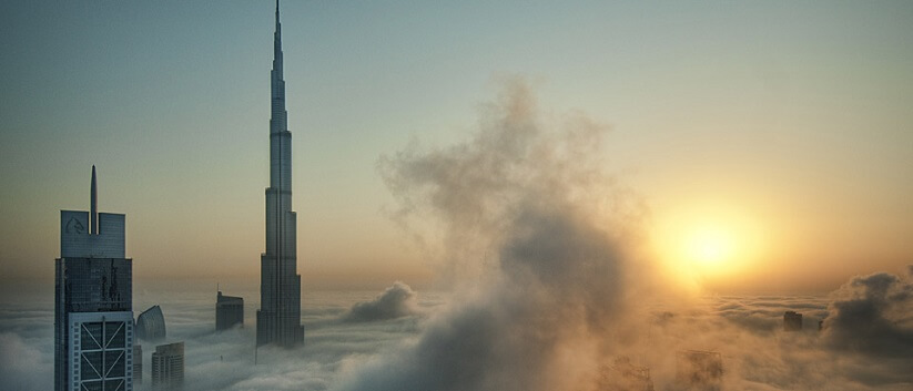 Sunrise in Dubai