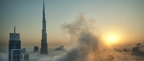 Sunrise in Dubai