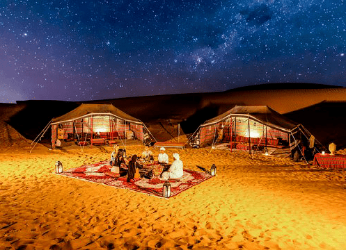 desert safari night stay in dubai